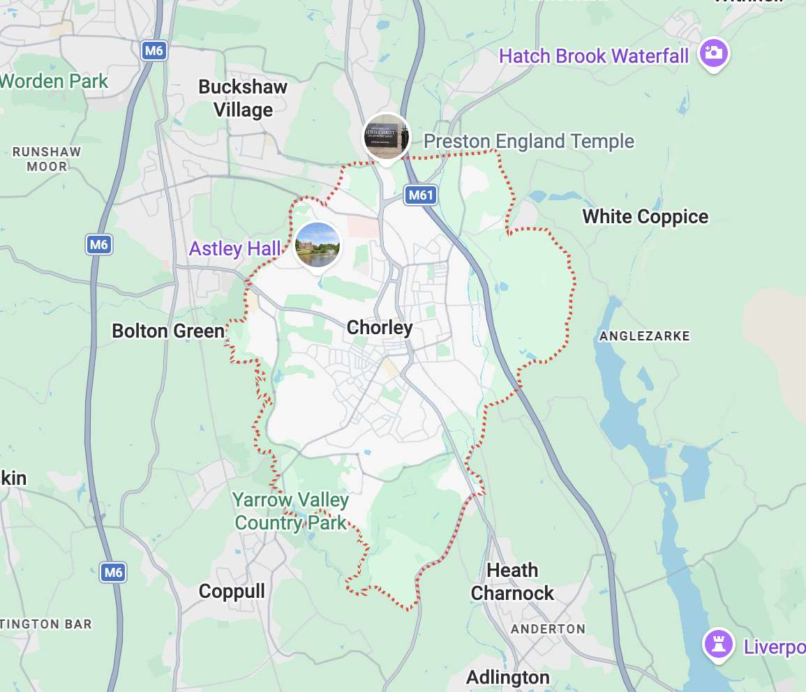 Chorley Map